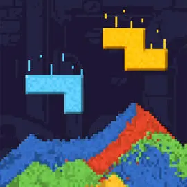 Sand Tetris